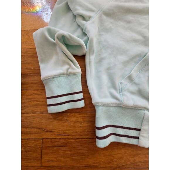 Guess Jeans Floral Long Sleeve Full Zip Hoodie Light Blue S/P A001163 - Picture 9 of 12